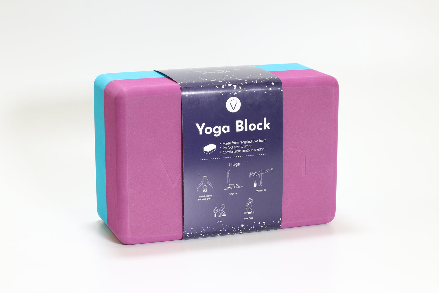 Vaken Recycled Foam Yoga Block