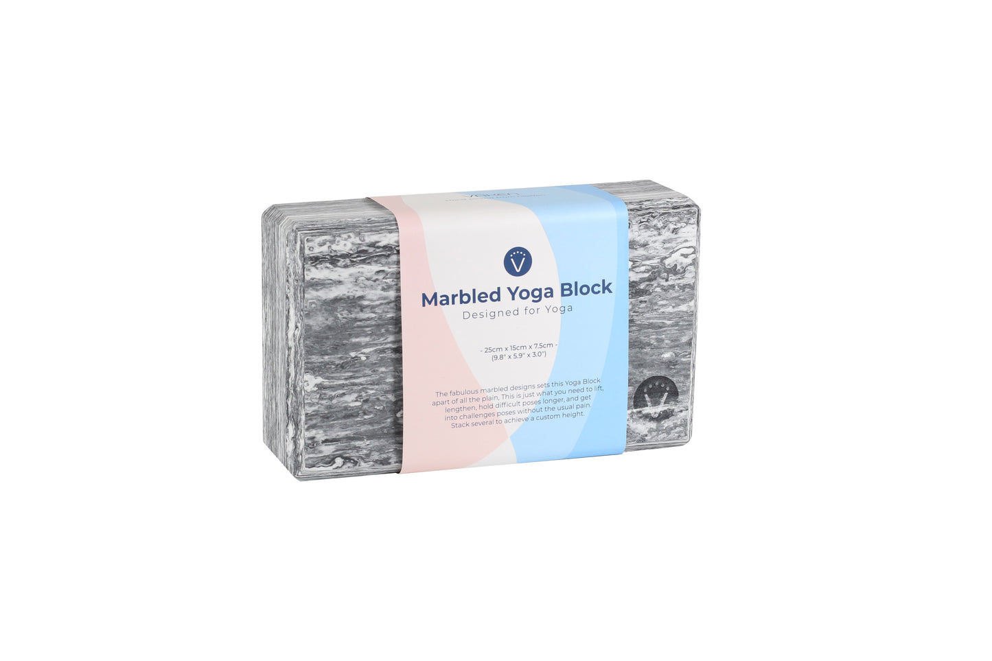 Vaken Marbled Yoga Block