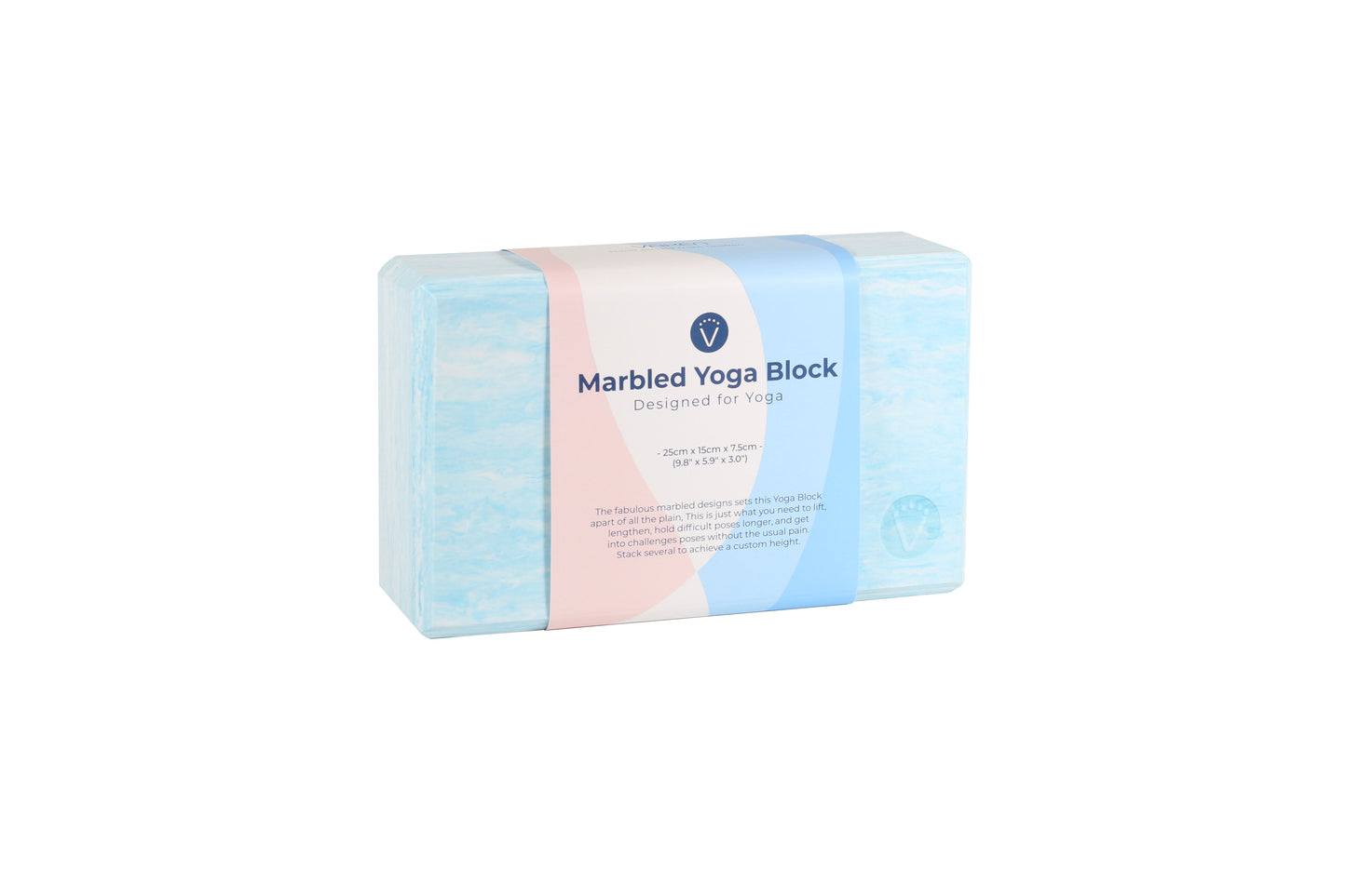 Vaken Marbled Yoga Block