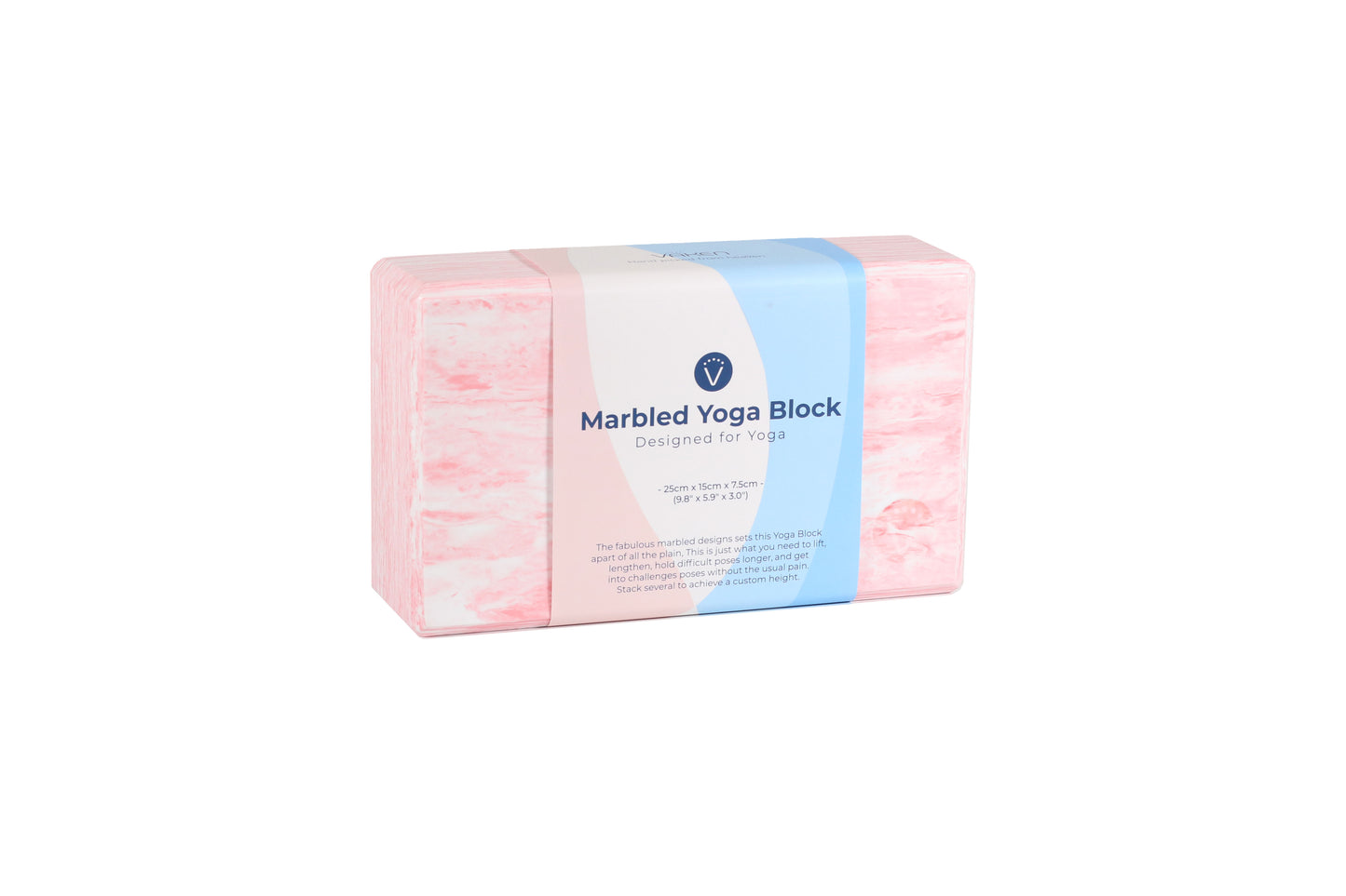 Vaken Marbled Yoga Block
