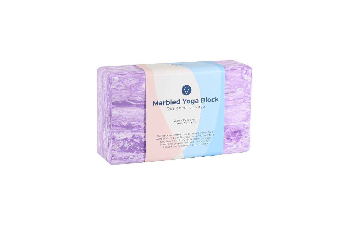 Vaken Marbled Yoga Block