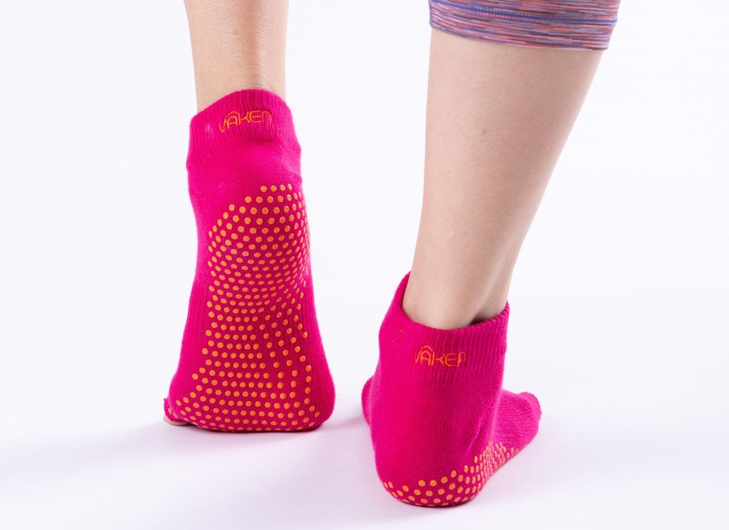 Vaken Grip Socks-Pink - VAKEN Sport