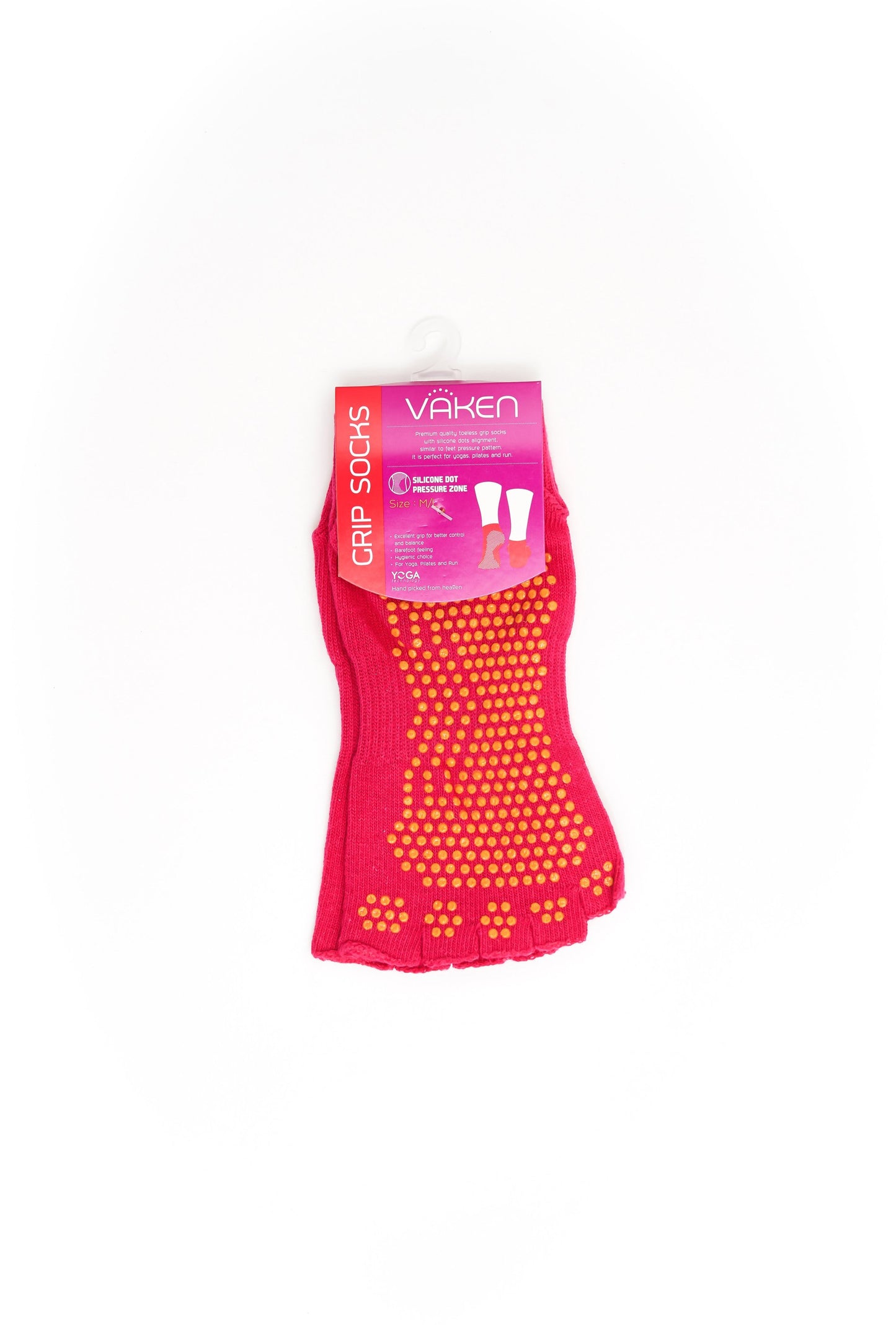 Vaken Grip Socks-Pink - VAKEN Sport