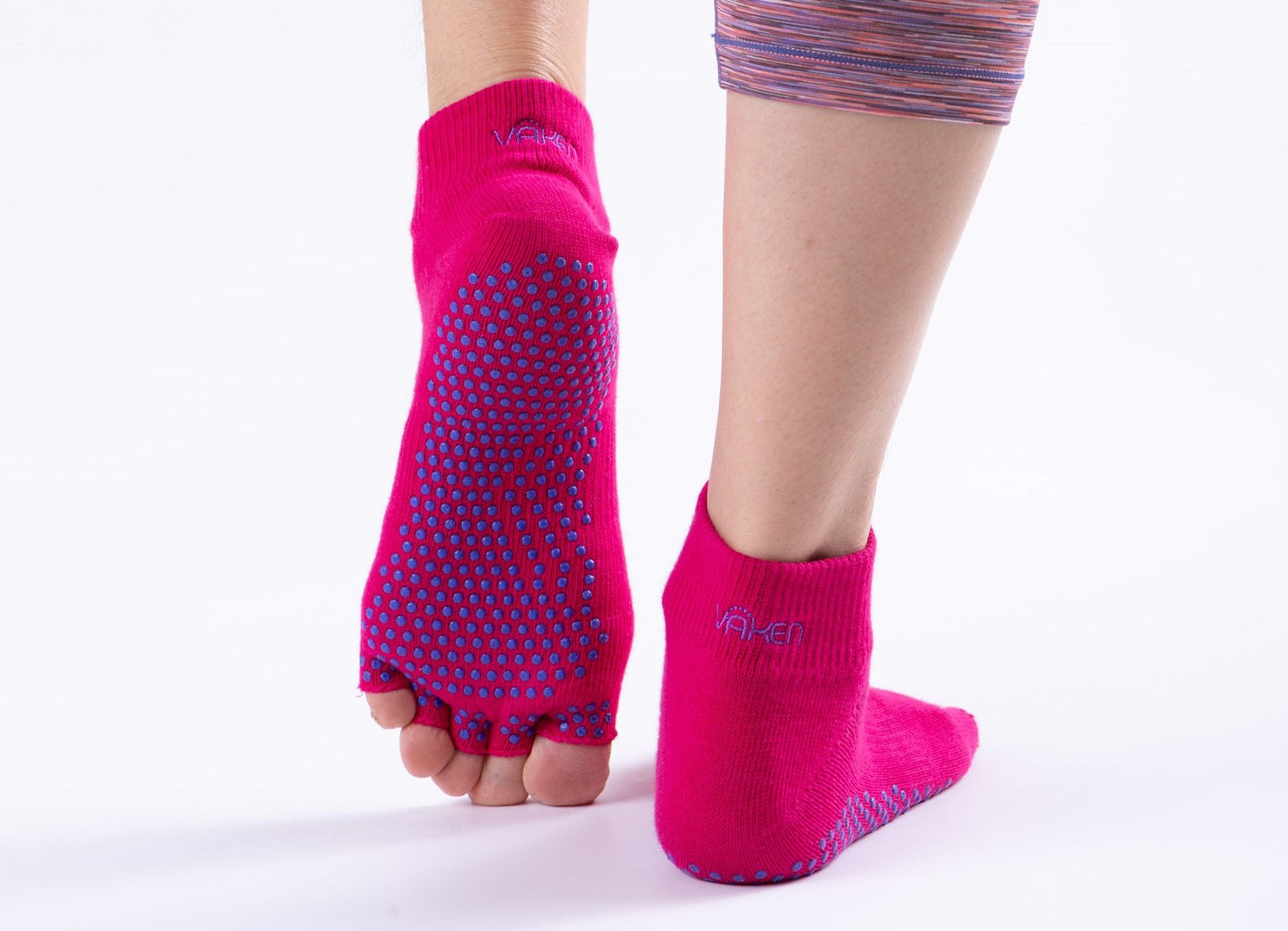 Vaken Grip Socks-Pink - VAKEN Sport